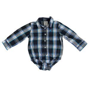 Baby B.U.M. Plaid One Piece Size 24M